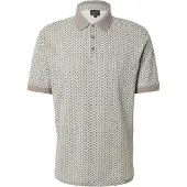 Armani Exchange Shirt crème / donkerbeige / zwart
