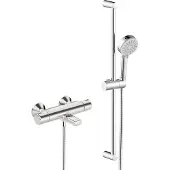 Hansa Basic - Doucheset met badthermostaat, 3 jets, chroom 55162131