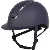 Harry's Horse Veiligheidshelm Royal Matt Donkerblauw-zilver
