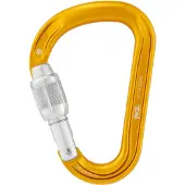 Petzl Schroefslot karabijnhaak Attache Jaune