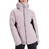 Roxy - Dames ski jassen - Snowyhill Puffy Nirvana voor Dames - Maat L - Paars