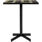 House Doctor Geometric bijzettafel bruin/blauw - 266140061