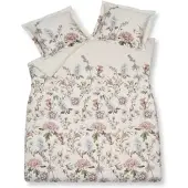 Vandyck Dekbedovertrek Rosalie Cream Tan Satijn-200 x 200 / 220 cm | 2-Persoons
