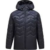 Peak Performance - Donsjassen - M Elevate Liner Hood Black voor Heren van Gerecycled Polyester - Maat L - Zwart