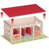 Papo Pferdestall - 40 x 18 x 27 cm - - One Size - Spielzeugfiguren