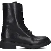 Shabbies Dames Boots Duck Lacey - Zwart - Maat 36