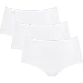 Sloggi Slim fit slips met logopatch in een set van 3 stuks
