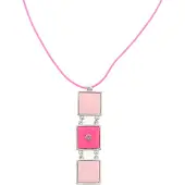 Behave - Ketting met Roze Hanger - Speelse Trendkleur - Y2K Stijl