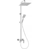Ferro Algeo Square Doucheset Opbouw - Regendouche & Handdouche