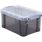 Really Useful Box 07 liter transparant smoke
