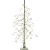 Beliani HOLAR - LED kerstboom - Wit - Synthetisch materiaal