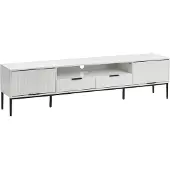 Beliani LEDUC - TV-meubel - Wit - MDF