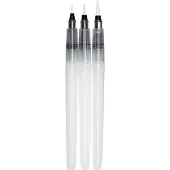 Panduro waterbrushes - 3 maten