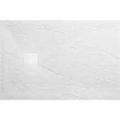 Wiesbaden Douchebak stonea antislip composiet 80x120x3 cm inkortbaar mat wit