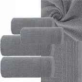 Eurofirany Luxe Katoenen Handdoekenset 4 Stuks - 50x90cm & 70x140cm - 500gsm