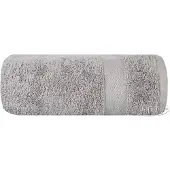 Eurofirany Luxe Egyptische Katoenen Badhanddoek Cezar1 50x90cm 600gr Zilver