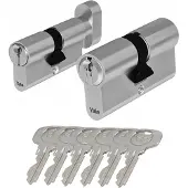 Yale Y500 Cilinderslot 30/45mm met Knoop 30/45mm Nikkel