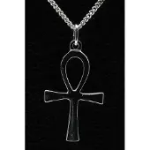 MOOYE ® - Collectie Zilveren Ankh ketting hanger - middel
