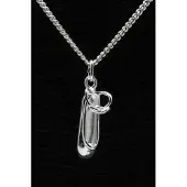 MOOYE ® - Collectie Zilveren Balletschoen ketting hanger - enkelstrik
