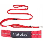 Amiplay Reflective 8-in-1 Verstelbare Hondenlijn Rood M