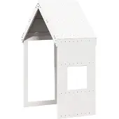 vidaXL Kinderbedhuisje 55x84x132 cm massief grenenhout wit