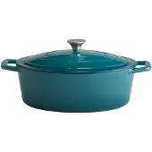 Assheuer & Pott APS-Duitsland 88316, 5 liter, Blauw, Gietijzer, Roestvrij staal, Blauwglazuur, Gietijzer, Roestvrij staal, Geschikt voor inductie