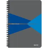 Leitz Notitieboek office a5 lijn 180pag grijs bl | 5 stuks