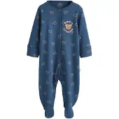 Next Nachtkledij beige / navy / wit