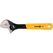 VOREL Serie - Verstelbare Sleutel - 250mm - Rubber Greep - Gelegeerd Staal