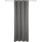 Atmosphera Zwarte Verduisteringsgordijnen Set van 2 - Grijs, 135 x 240 cm
