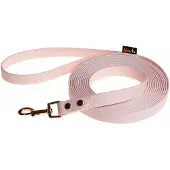 HAUKI Honden Trainingslijn 5m Pastel Roze/Goud Hexa PVC