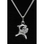 MOOYE ® - Collectie Zilveren Duikhelm ketting hanger
