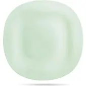 Luminarc Carine Woestijnbord Groen 19 cm - Gehard Glas