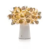 Slamp Design tafellamp Clizia Mama Non Mama, dimbaar, messing / goud, Woon-/ Eetkamer, Kunststof, Design, tafellamp