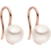 Purelei Oorbellen 'Pure Pearl' rose-goud / parelwit