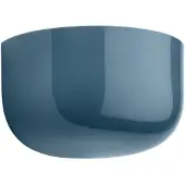 Flos LED-wandlamp buiten Bellhop Wall Up, dimbaar, blauw, Kunststof, Modern, LED wandlamp buiten