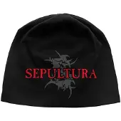 Sepultura Beanie - Logo & Tribals - zwart | Maat Standard