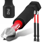 Milwaukee PH2 Slagbits 90mm Magnetisch (2 stuks)
