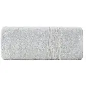 Eurofirany Zilveren Badstof Handdoek 50x90cm - Zacht & Duurzaam Katoen