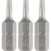 Graphite Torx Bitset T10 x 25mm - 3 Stuks