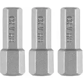 Graphite Inbusbitset H8 x 25 mm, 3 stuks