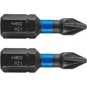 Neo Tools Slagbits PZ1 x 25 mm 2 stuks