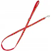 Barry King Hondenlijn 20mm/120cm - Rood Etnisch Patroon