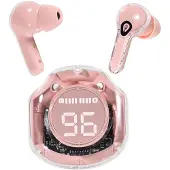 Tuniq EAR Draadloze Oortjes - oplaaddoos - bluetooth - Roze