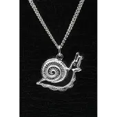 MOOYE ® - Collectie Zilveren Slak ketting hanger