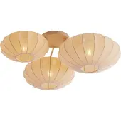 QAZQA Japandi plafondlamp beige 3-lichts - Multi Bida
