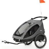 Hauck Dryk Duo: Fietsaanhanger voor twee kinderen