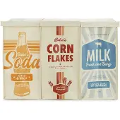 Balvi Recycling bag set - Retro - X3
