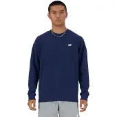 New Balance Sweatshirt 'Essentials' donkerblauw / wit
