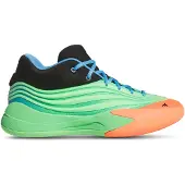 Adidas Sportschoen 'Dame X' azuur / lichtgroen / oranje / zwart